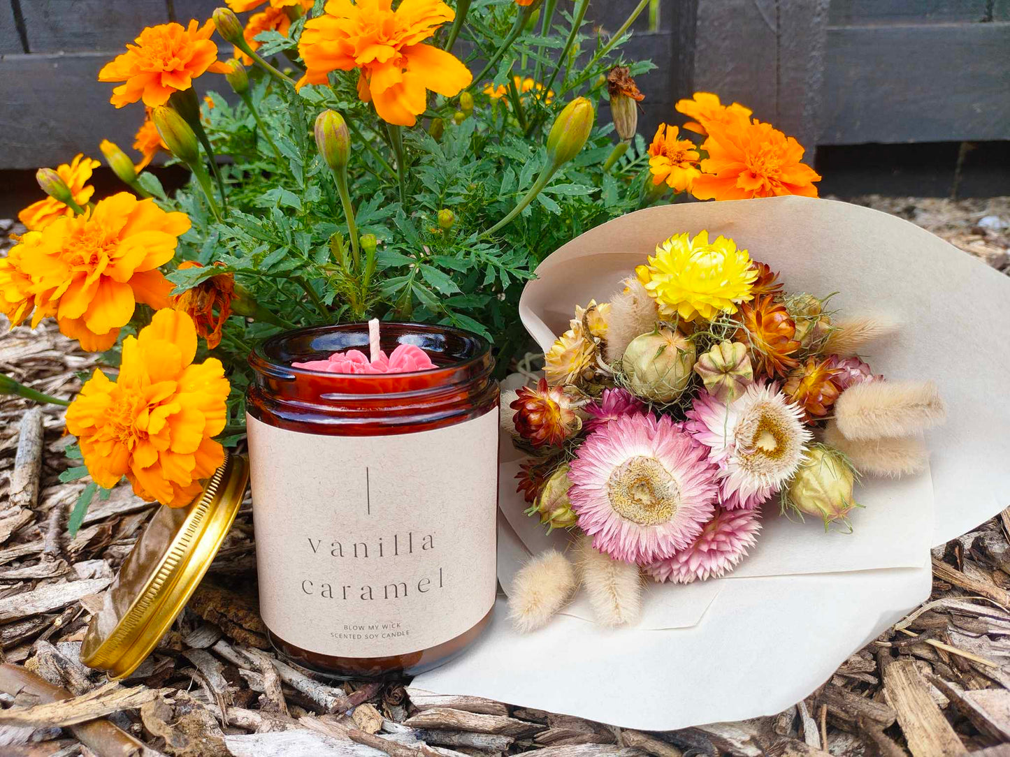 Scented Valentines Jar Candle