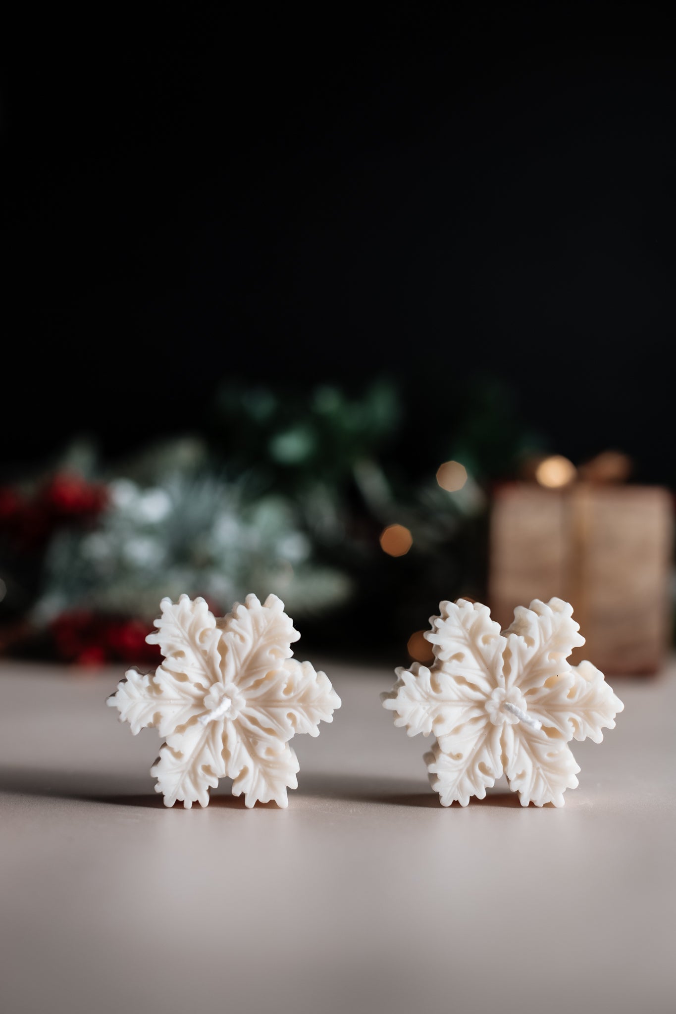 Snowflake Candle