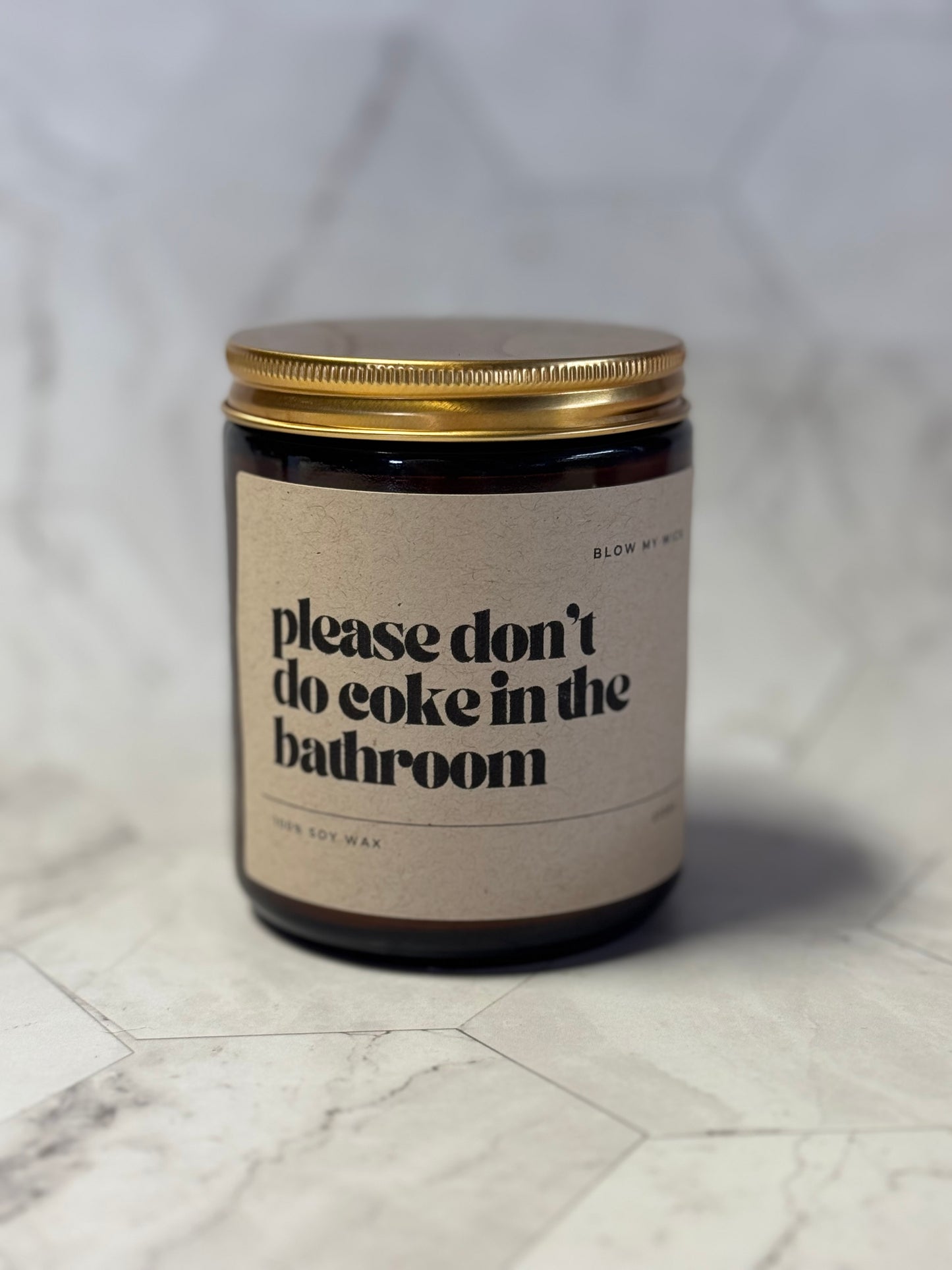 Please don’t do coke in the bathroom